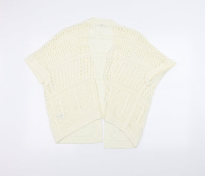 TU Womens White   Cardigan Jumper Size 10