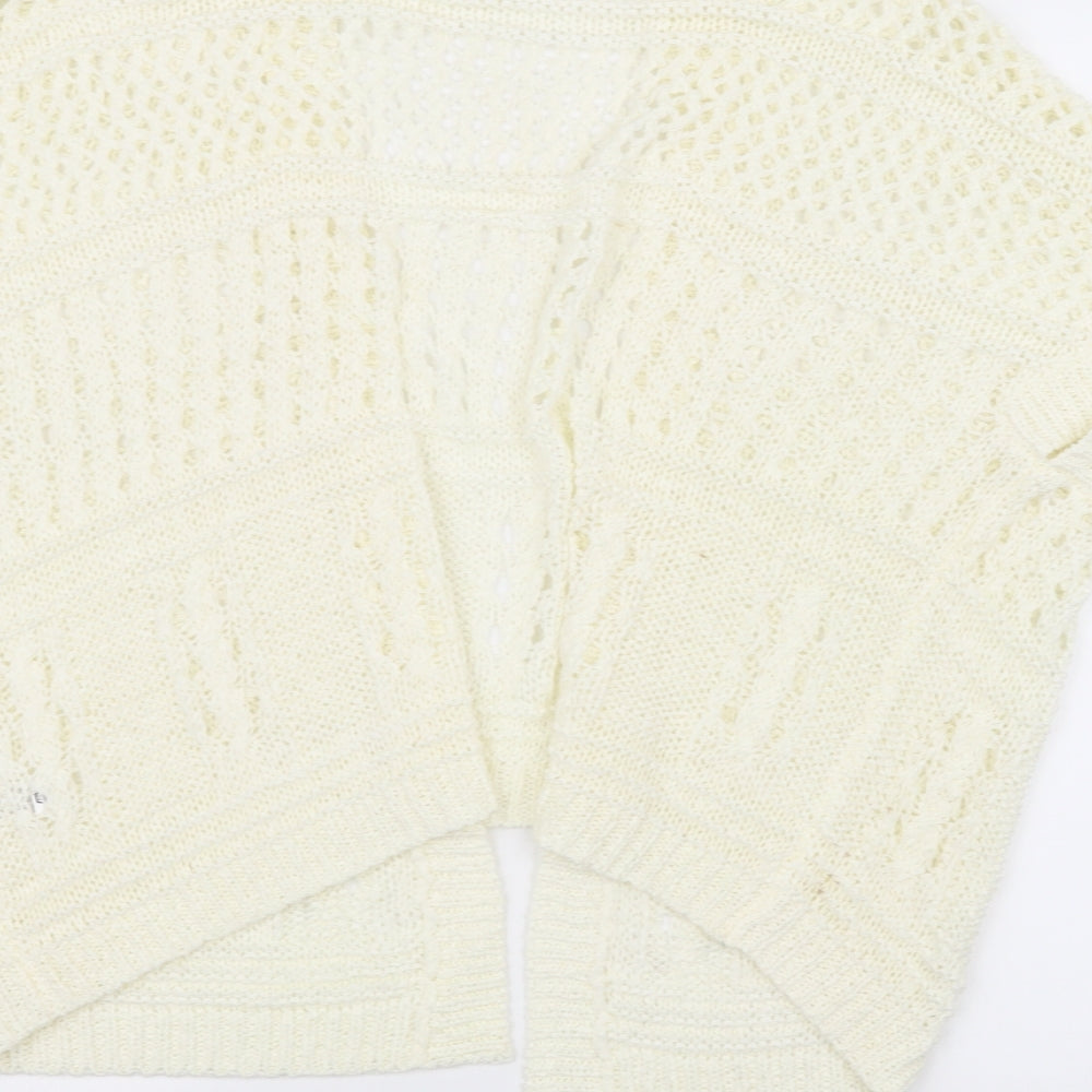 TU Womens White   Cardigan Jumper Size 10