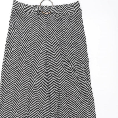 Womens UK Size S Zara Regular Fit  Black Trousers