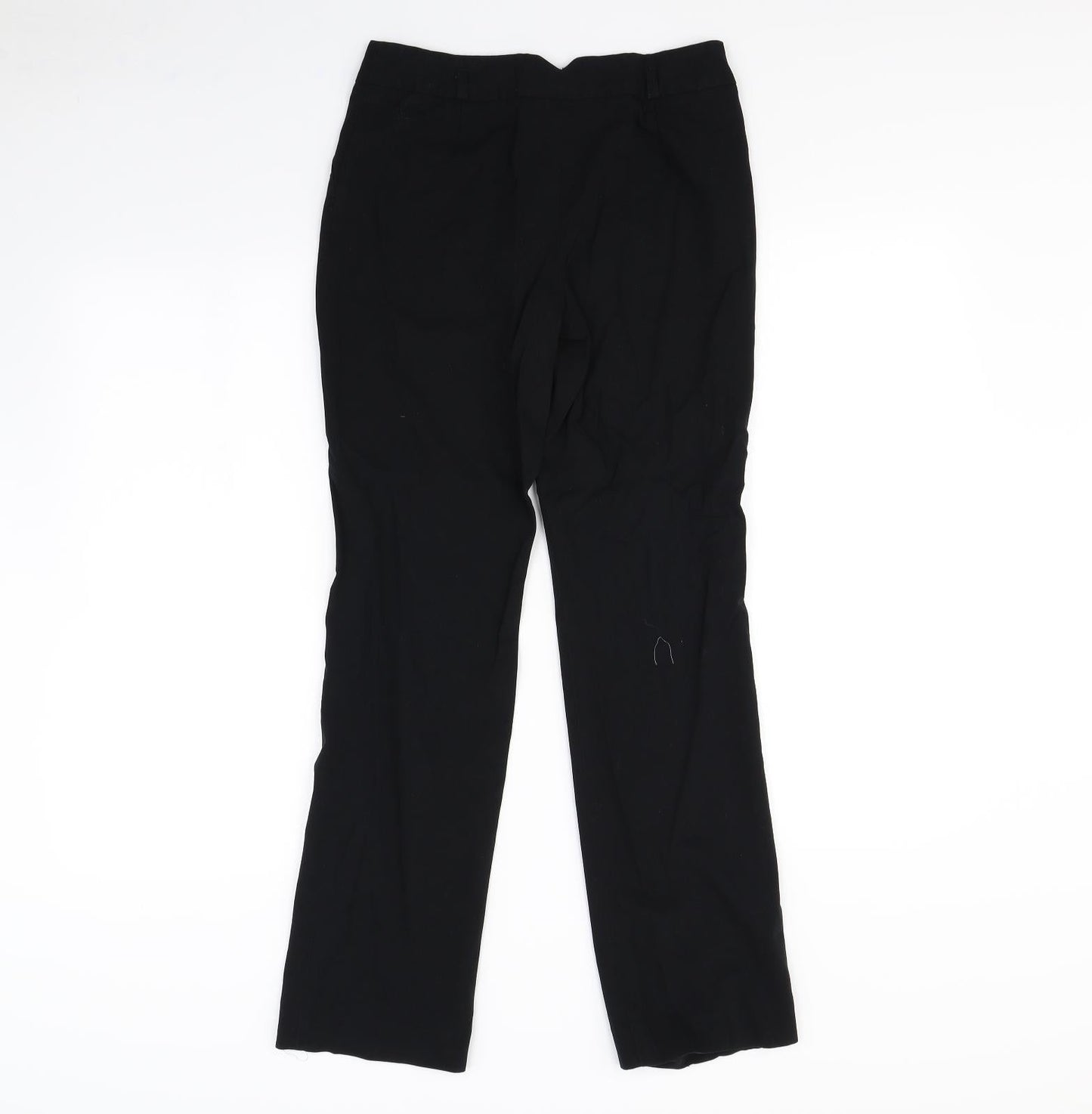 Womens UK Size 6 NEXT Regular Fit Dress Pants Black Trousers