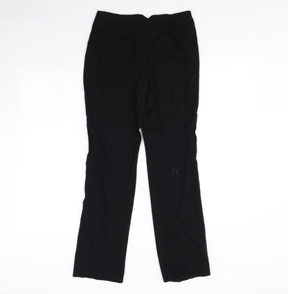 Womens UK Size 6 NEXT Regular Fit Dress Pants Black Trousers