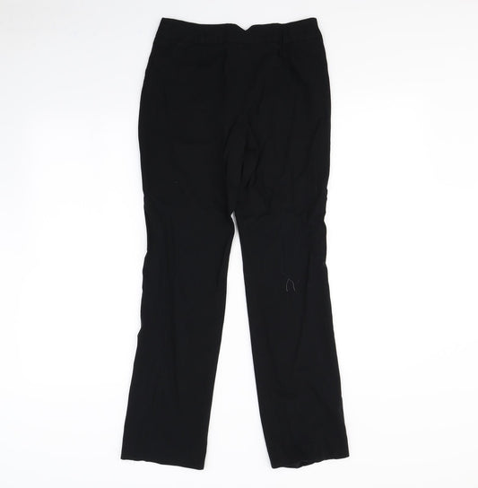 Womens UK Size 6 NEXT Regular Fit Dress Pants Black Trousers