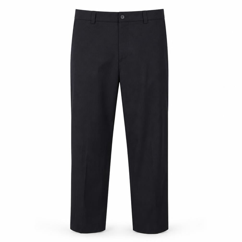 Mens UK Size 36 in Preworn Regular Fit Dress Pants Black Trousers