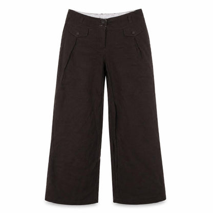 Womens UK Size 32 in Preworn Regular Fit  Brown Trousers