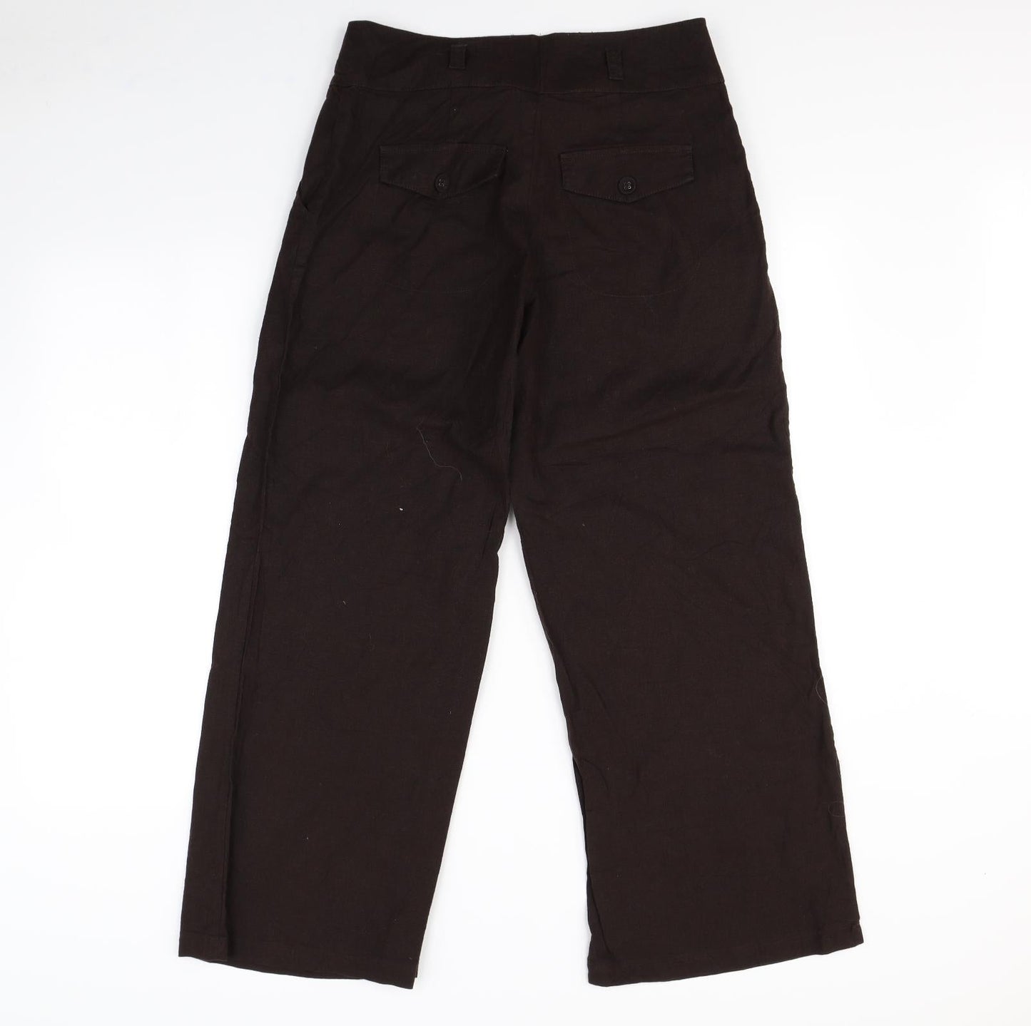 Womens UK Size 32 in Preworn Regular Fit  Brown Trousers