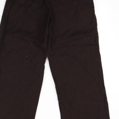 Womens UK Size 32 in Preworn Regular Fit  Brown Trousers
