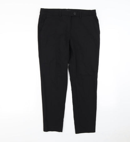 Womens UK Size 10 NEXT Regular Fit Dress Pants Black Trousers