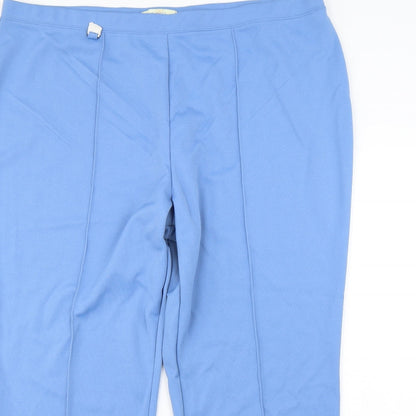 Womens UK Size 42 Classics Regular Fit  Blue Trousers