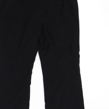 m&S Womens Black   Dress Pants Trousers Size 14 L23 in