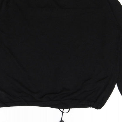 Moto Womens Black   Pullover Jumper Size S