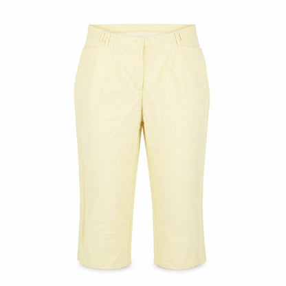 Womens UK Size 38 Preworn Regular Fit  Yellow Trousers