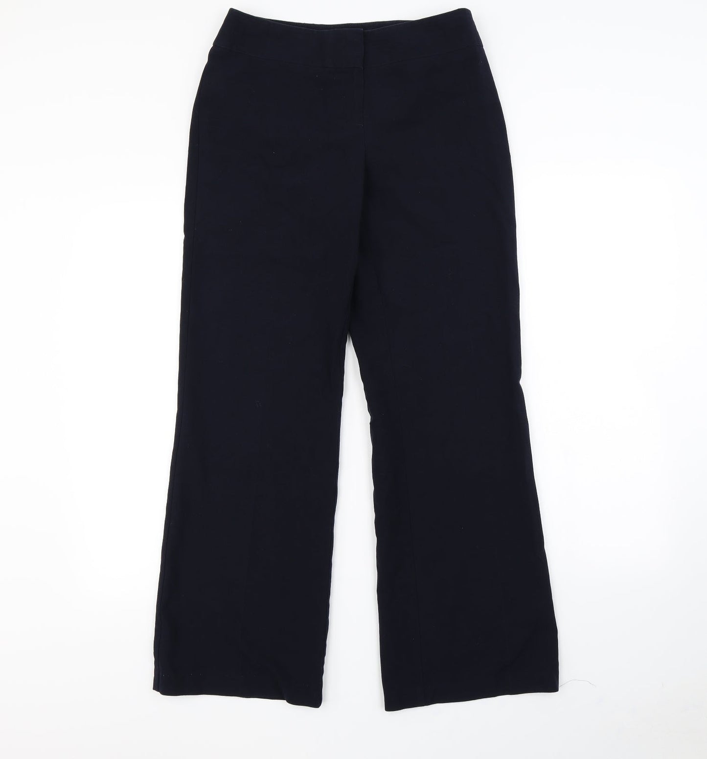 M&s Womens Blue   Dress Pants Trousers Size 8 L30 in