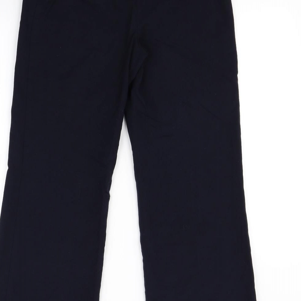 M&s Womens Blue   Dress Pants Trousers Size 8 L30 in