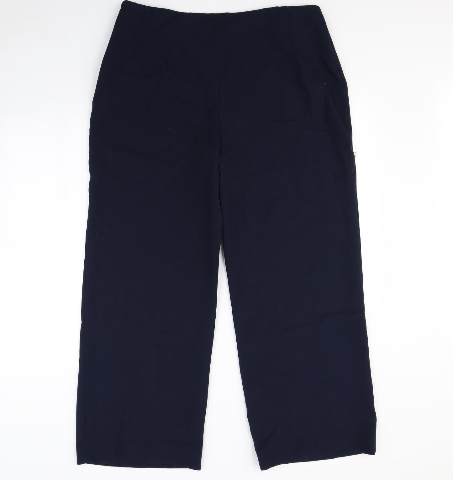 Womens UK Size 18 Alex & co Regular Fit Dress Pants Blue Trousers