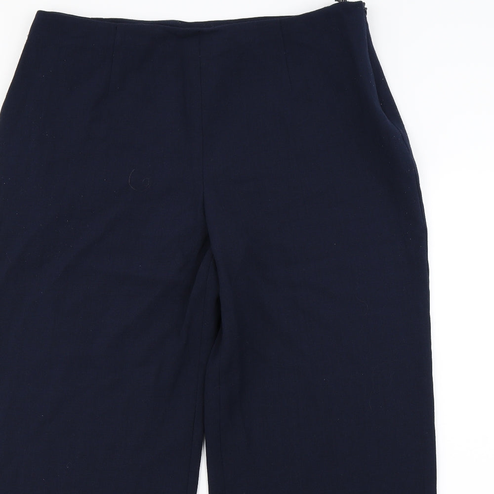 Womens UK Size 18 Alex & co Regular Fit Dress Pants Blue Trousers