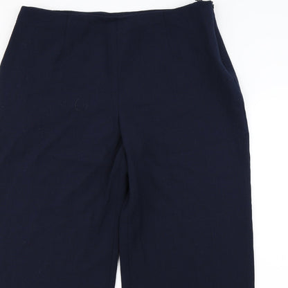 Womens UK Size 18 Alex & co Regular Fit Dress Pants Blue Trousers