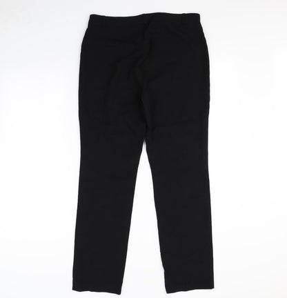m&s Womens Black   Dress Pants Trousers Size 12 L29 in