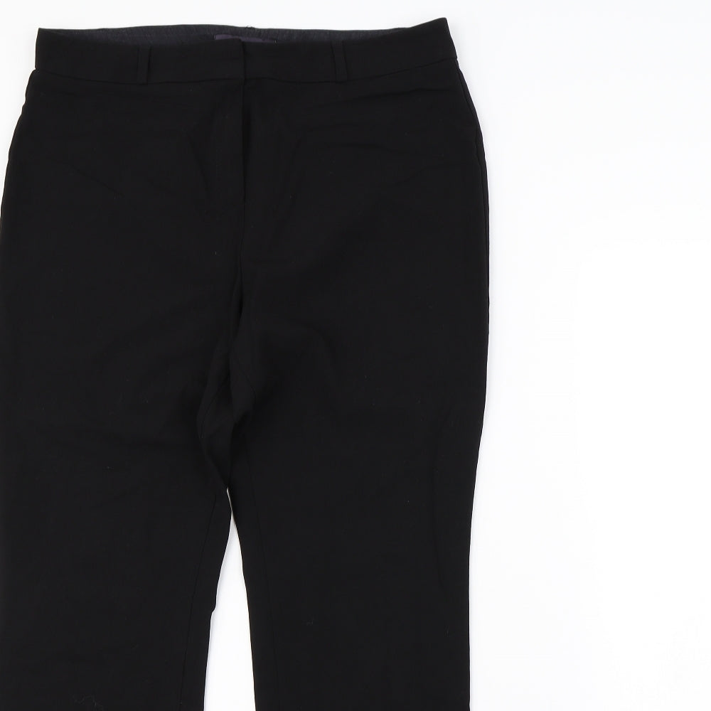 m&s Womens Black   Dress Pants Trousers Size 12 L29 in