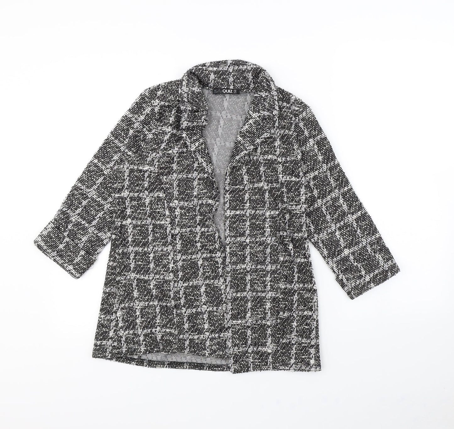 Womens UK Size 8 Quiz Black Jacket
