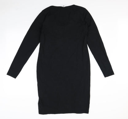 ML Womens Black   Bodycon  Size L