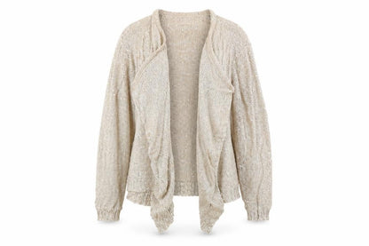 Casamia Womens Beige Cardigan Jumper Size L