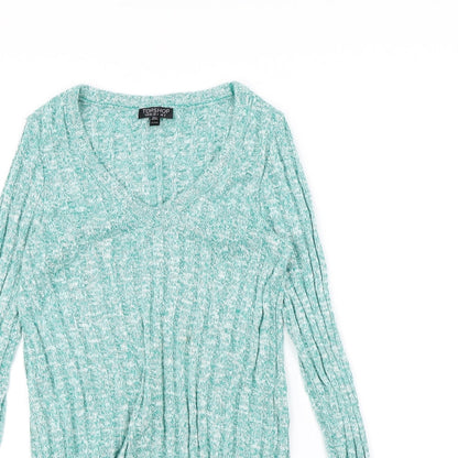 Topshop Womens Green   Pullover Jumper Size 8
