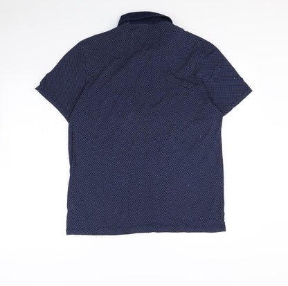 F&F Mens Blue    Polo Size L
