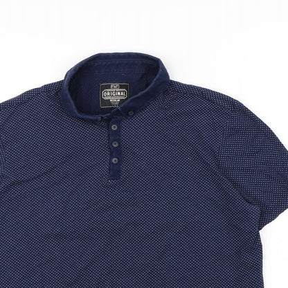 F&F Mens Blue    Polo Size L