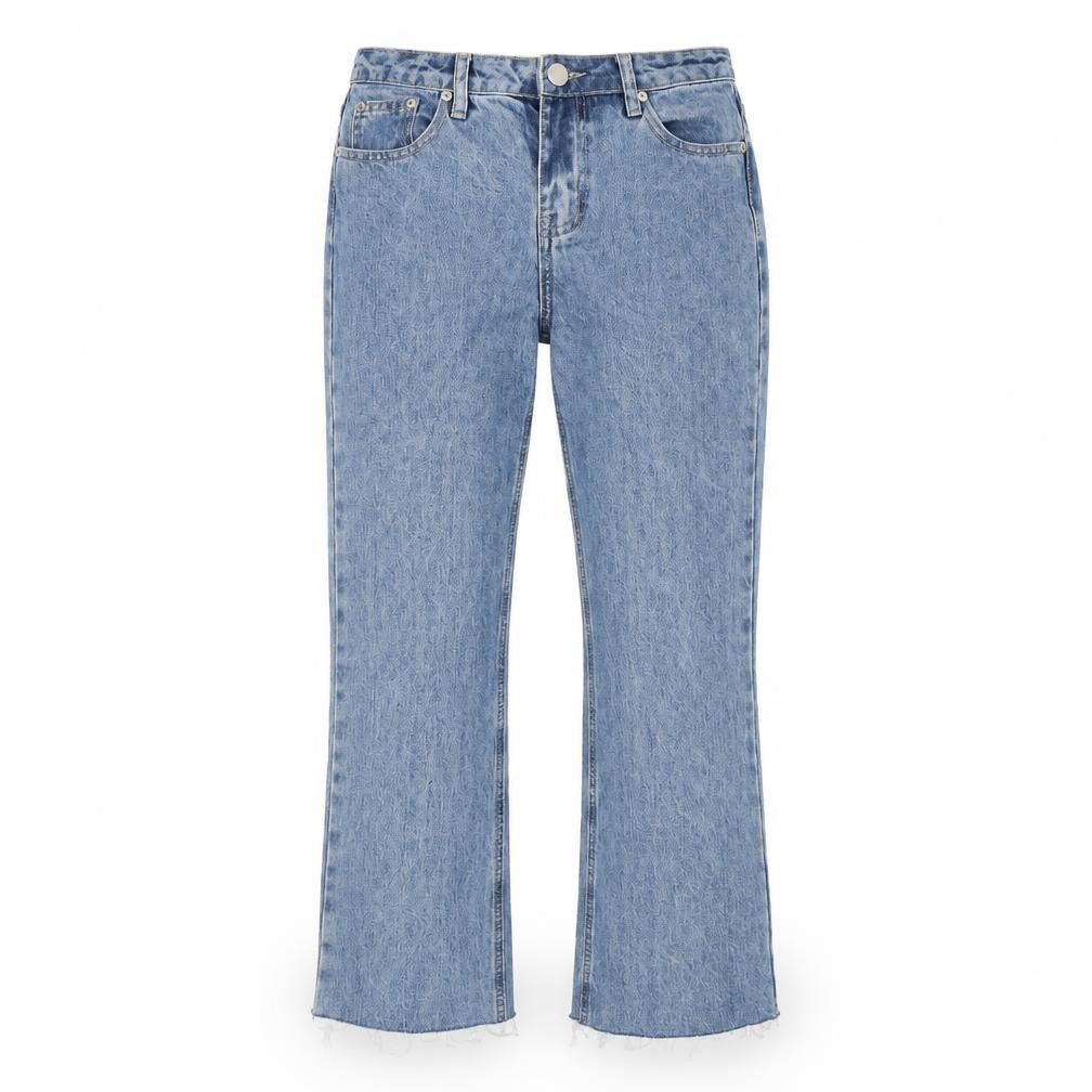 Womens UK Size 28 in Glamorous Regular Fit Straight Blue Jeans