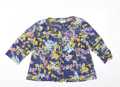 Womens UK Size  Adini Multicoloured Basic Blouse