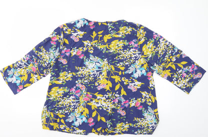 Womens UK Size  Adini Multicoloured Basic Blouse
