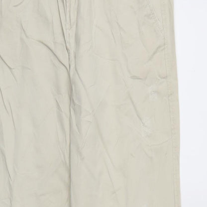 Old Navy Womens Ivory  Denim Straight Jeans Size 6 L31 in