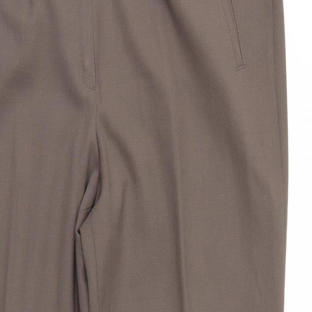 Faber Womens Brown   Trousers  Size 14 L28 in