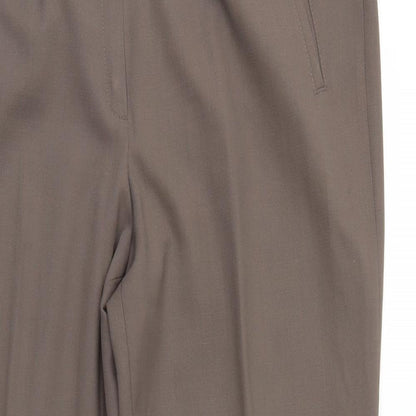 Faber Womens Brown   Trousers  Size 14 L28 in
