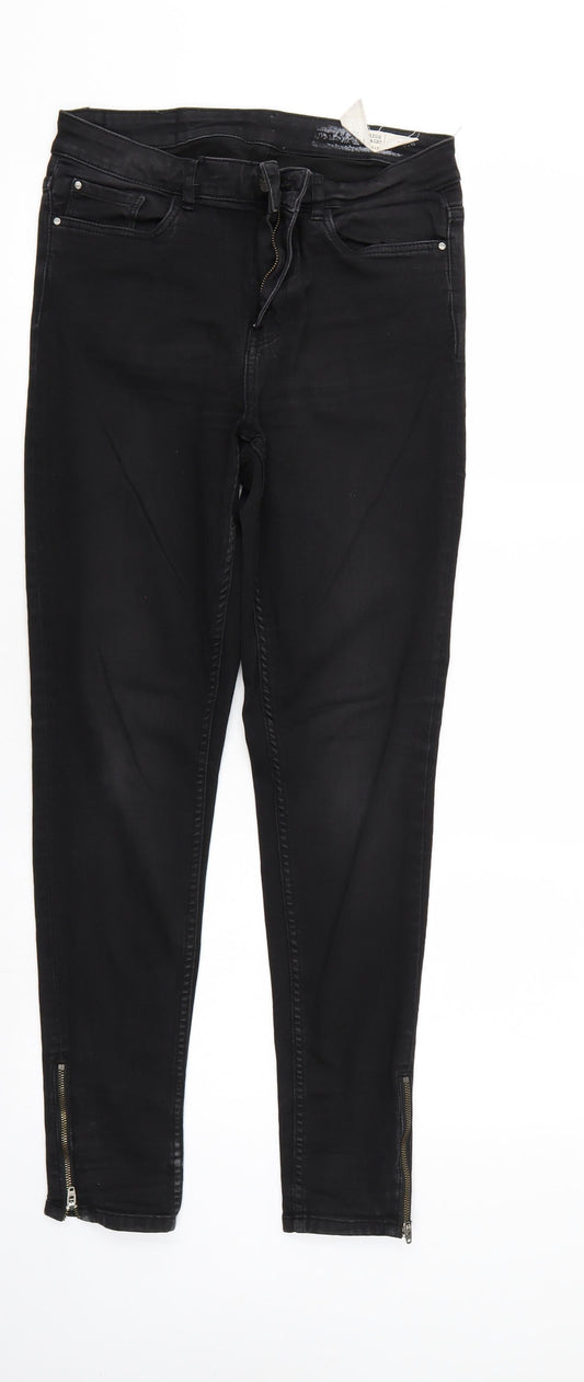 ESMARA Womens Black  Denim Skinny Jeans Size 10 L27 in
