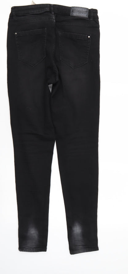 ESMARA Womens Black  Denim Skinny Jeans Size 10 L27 in