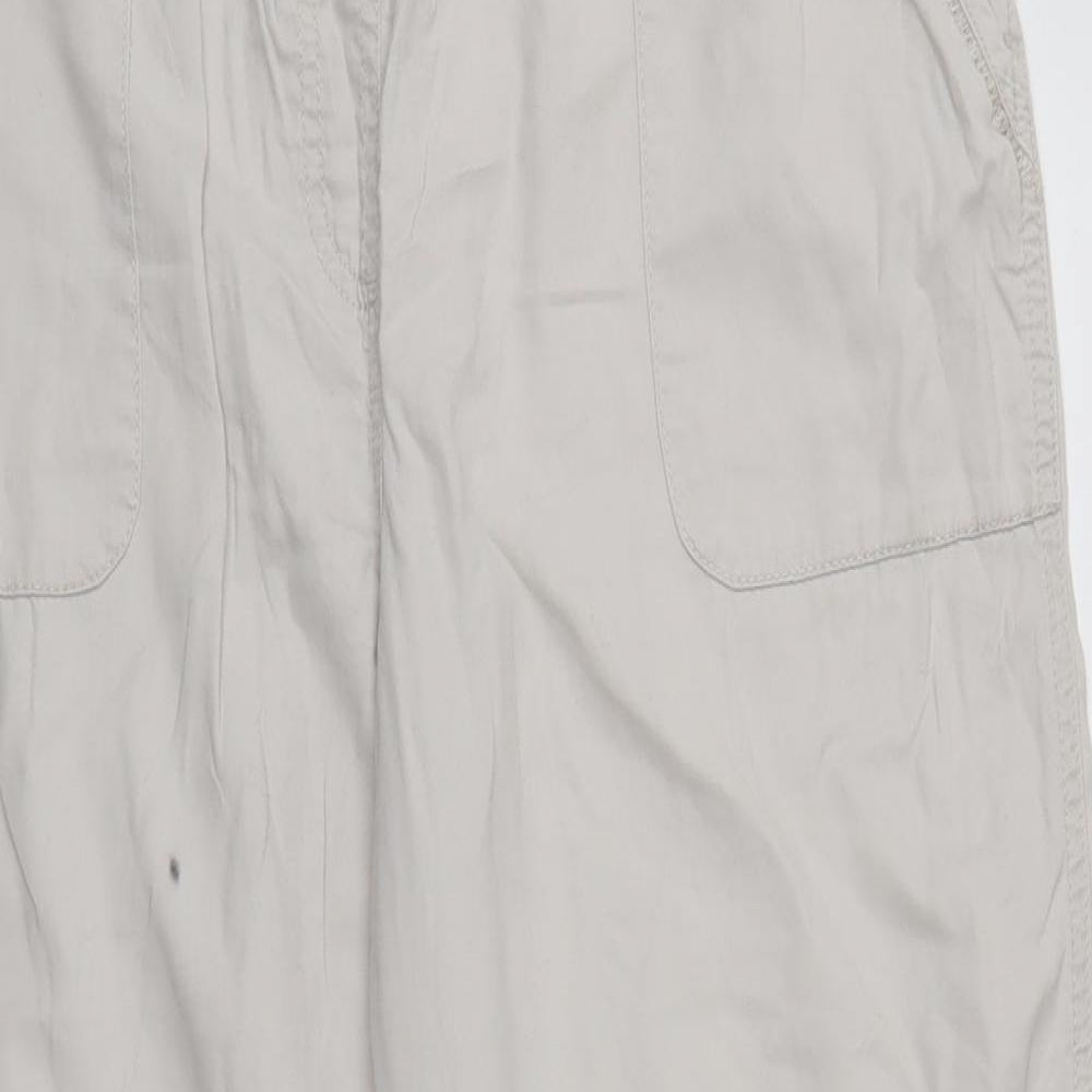 Womens UK Size 16 BM Regular Fit  Ivory Trousers