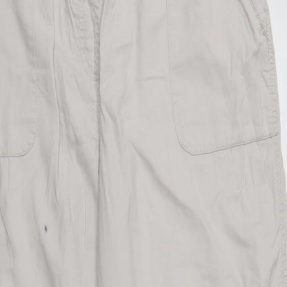 Womens UK Size 16 BM Regular Fit  Ivory Trousers