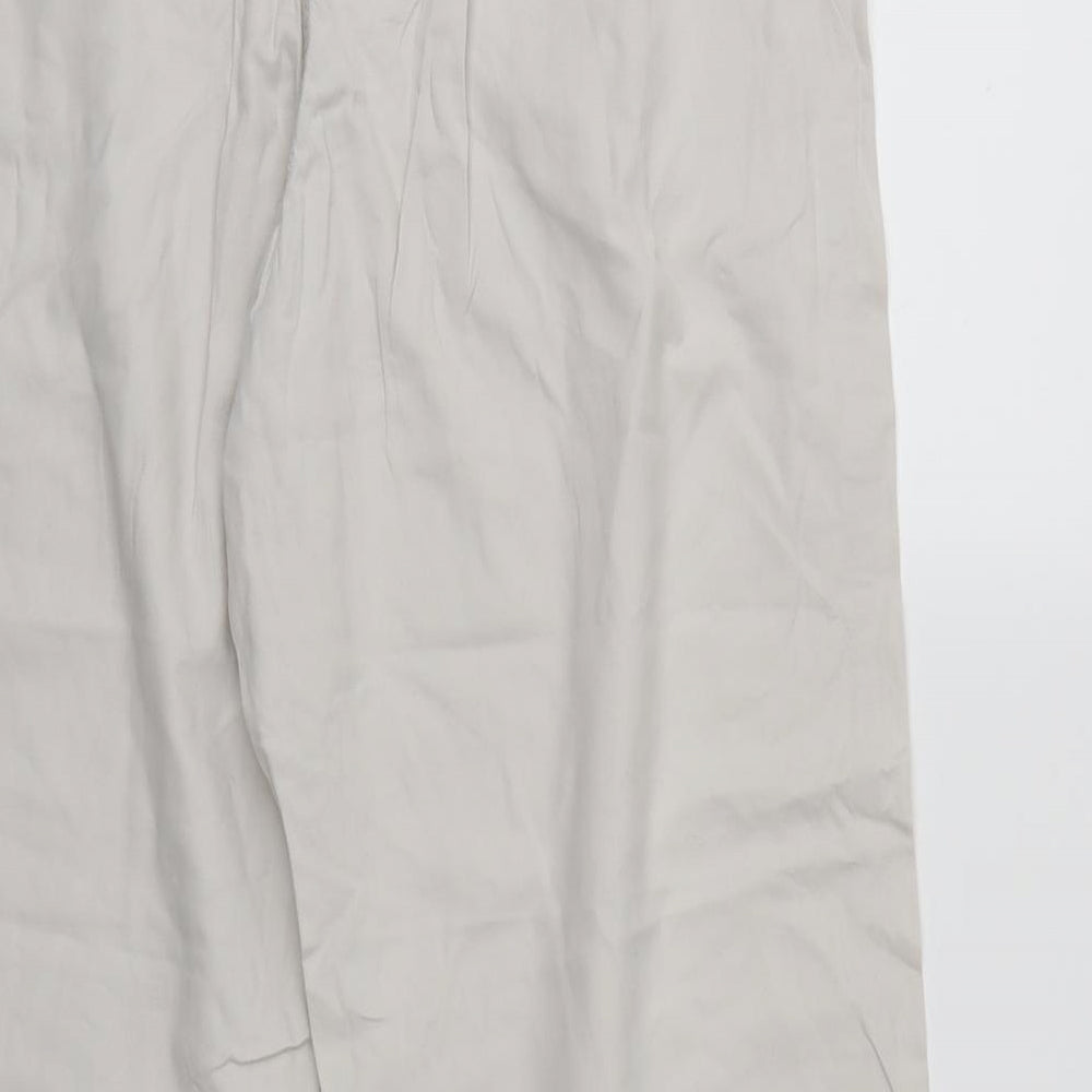 Womens UK Size 16 BM Regular Fit  Ivory Trousers