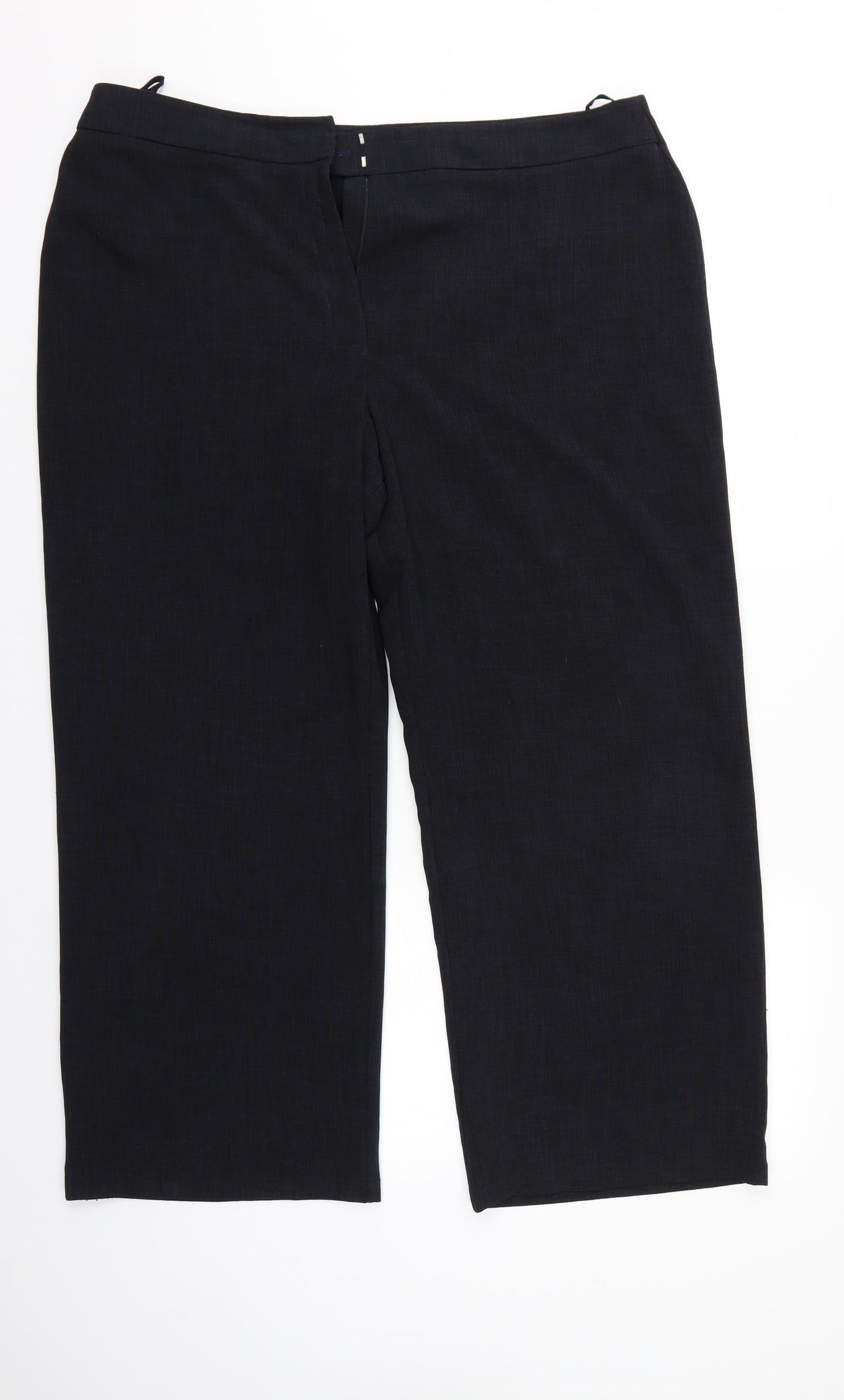 Womens UK Size 20 Marks and Spencer Regular Fit  Black Trousers