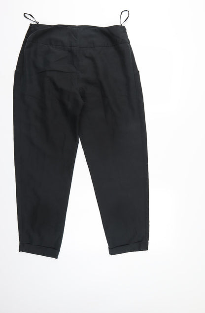 Womens UK Size 10 Dorothy Perkins Regular Fit  Black Trousers
