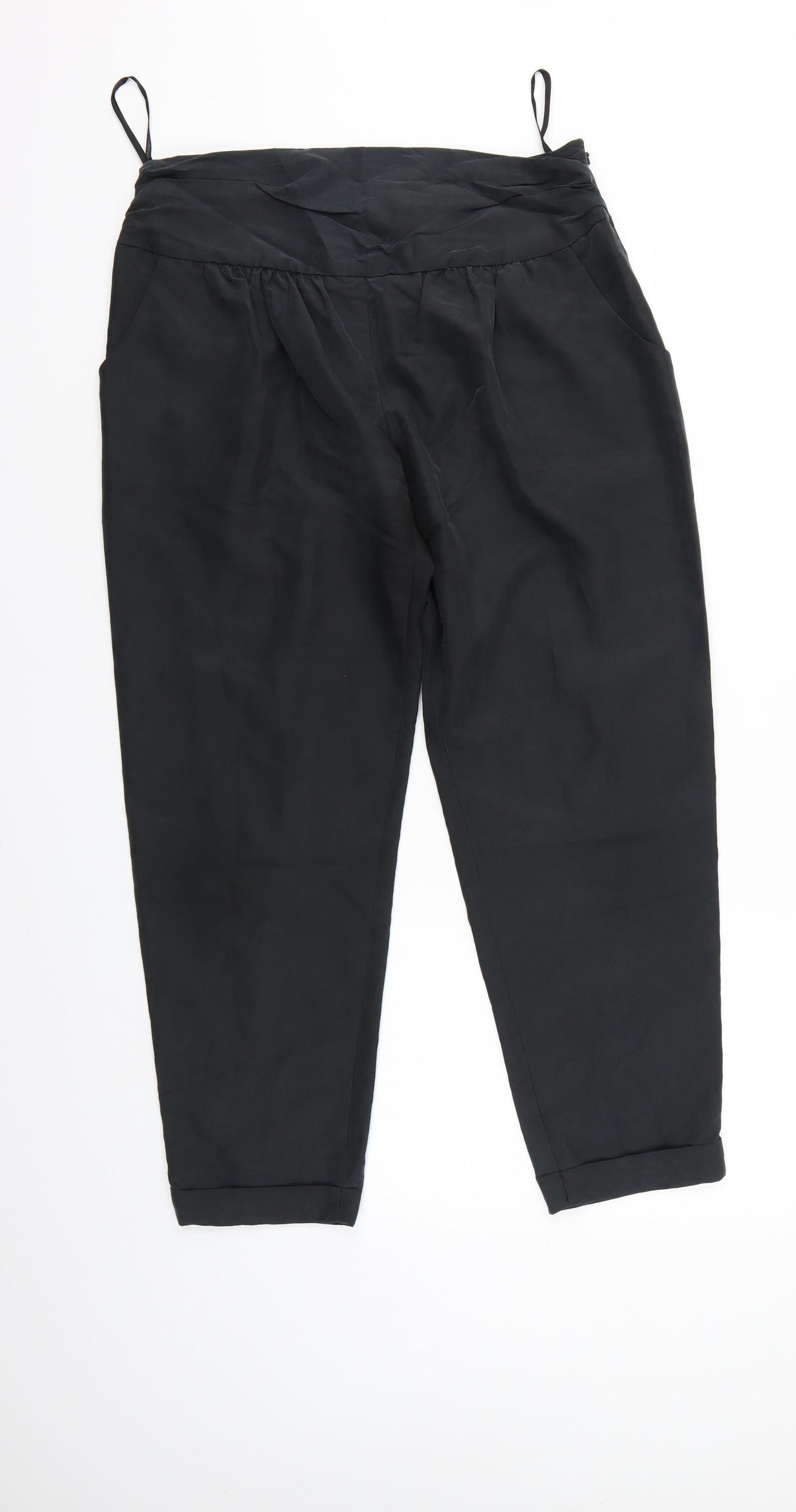 Womens UK Size 10 Dorothy Perkins Regular Fit  Black Trousers