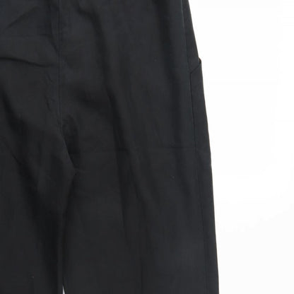 Womens UK Size 10 Dorothy Perkins Regular Fit  Black Trousers