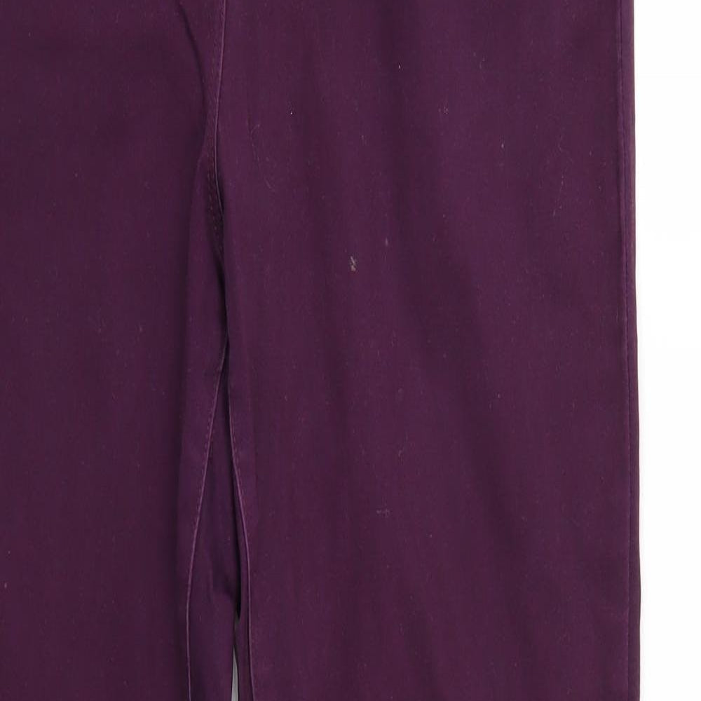 TU Womens Purple  Denim Bootcut Jeans Size 4 L27 in