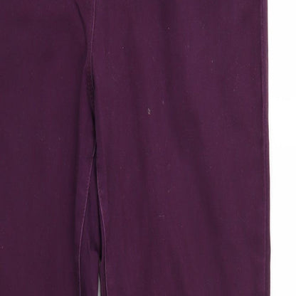 TU Womens Purple  Denim Bootcut Jeans Size 4 L27 in