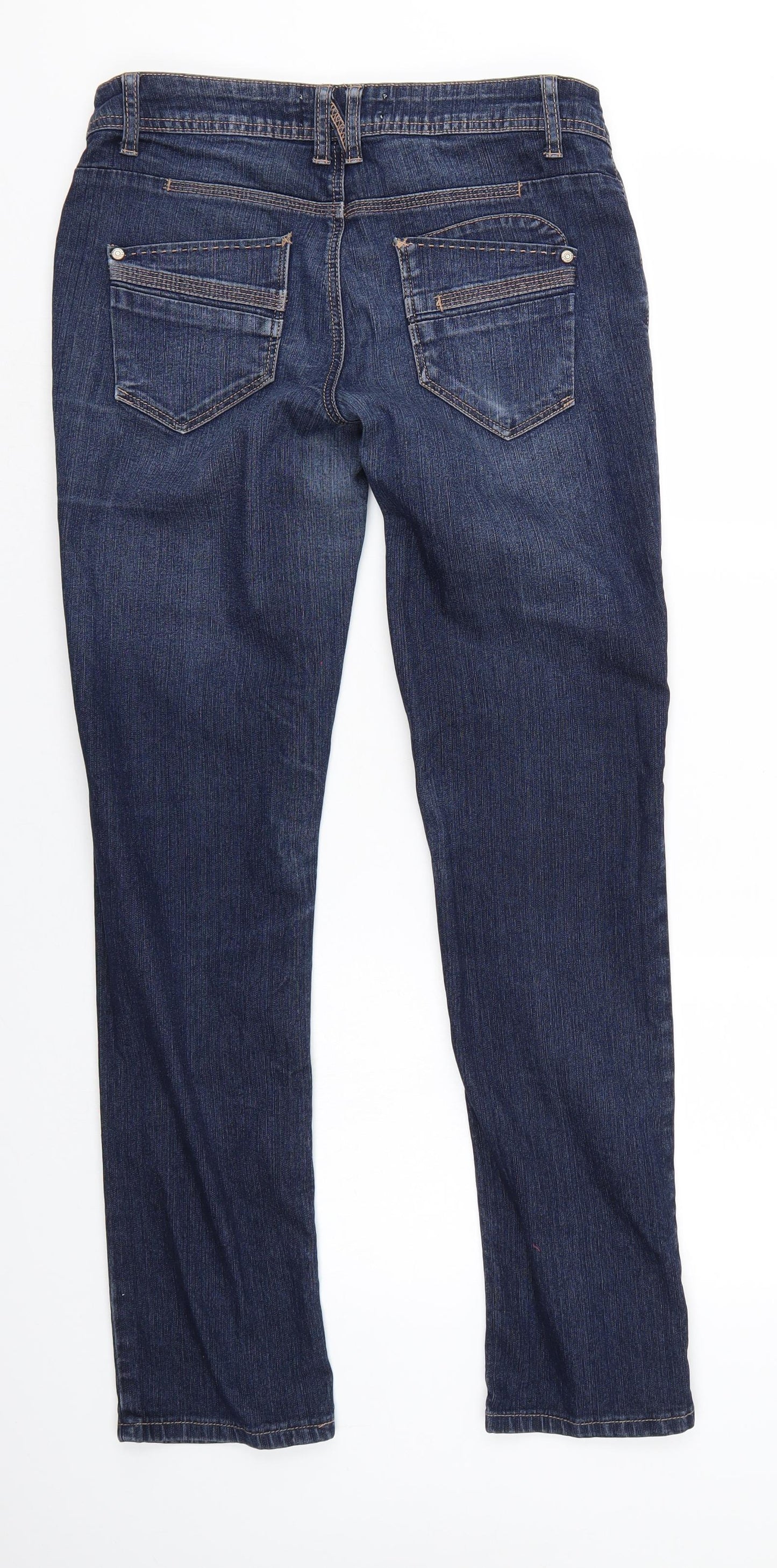 247 Womens Blue  Denim Skinny Jeans Size 8 L30 in