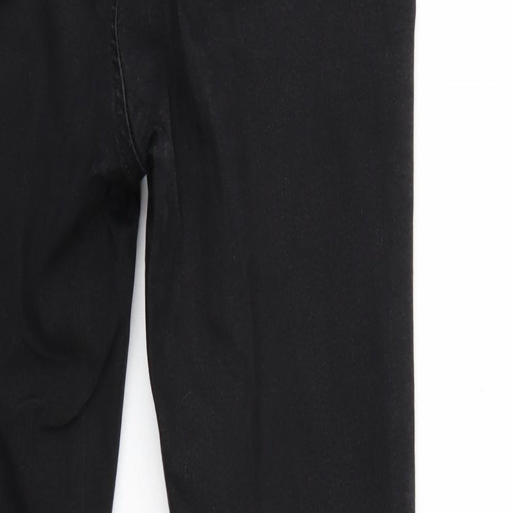 Womens UK Size 8 Dorothy Perkins Regular Fit Straight Black Jeans