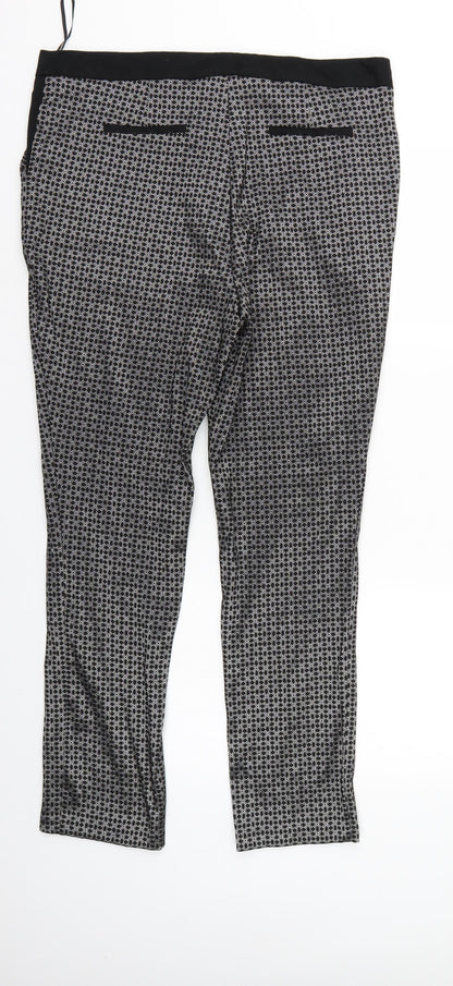 Womens UK Size 16 Peacocks Regular Fit  Black Trousers