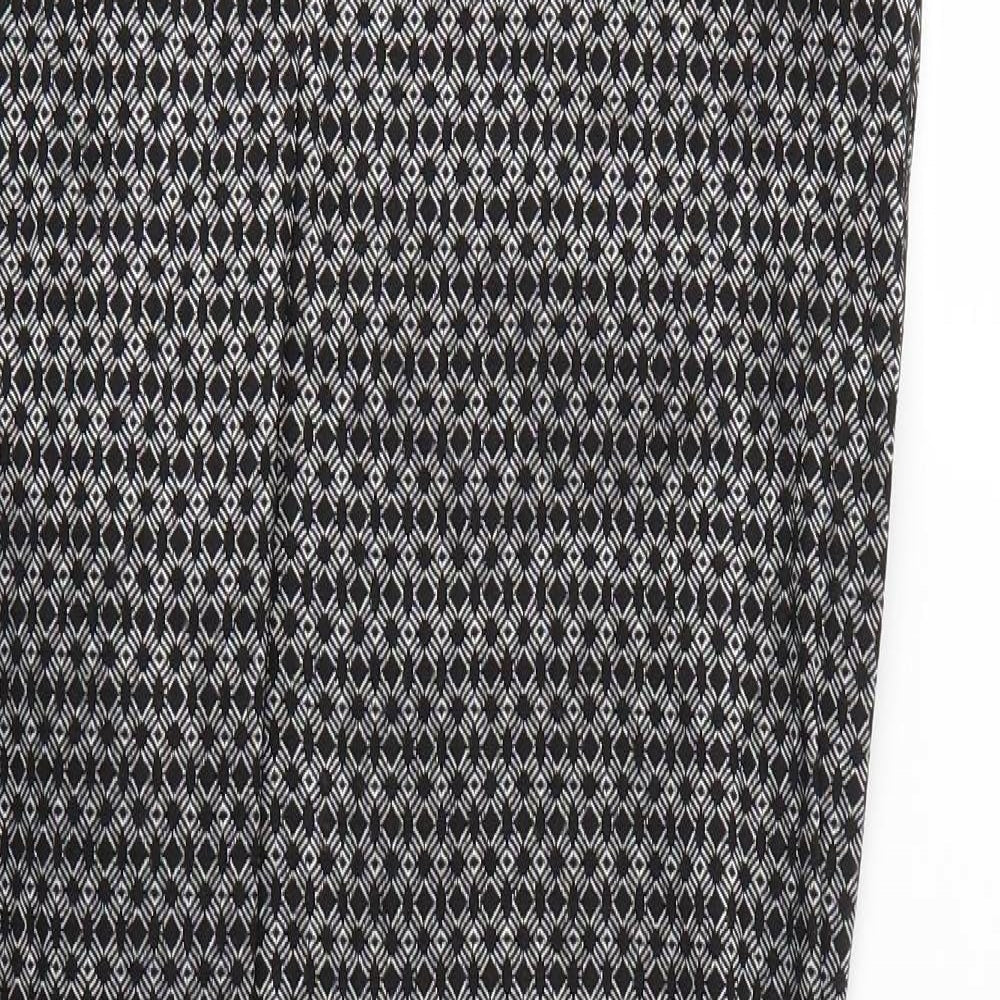 Womens UK Size 16 Peacocks Regular Fit  Black Trousers