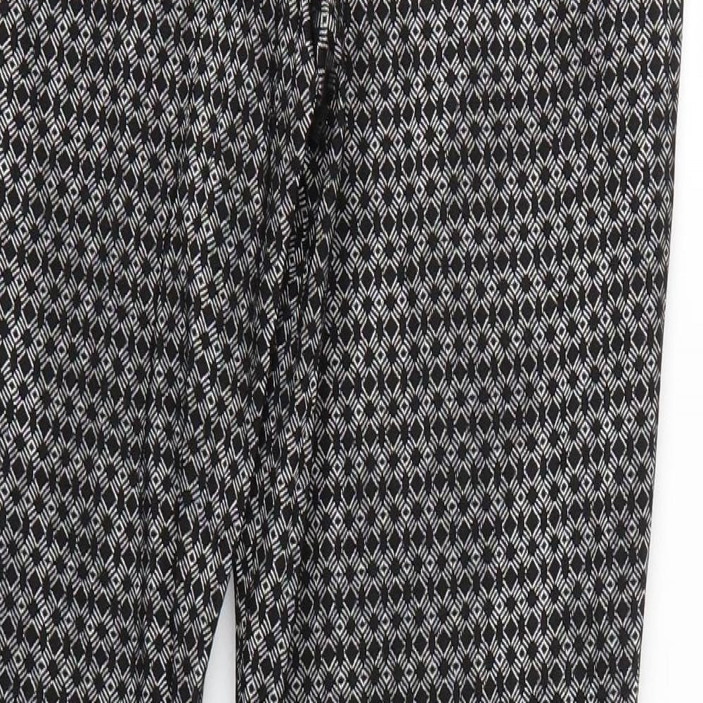 Womens UK Size 16 Peacocks Regular Fit  Black Trousers